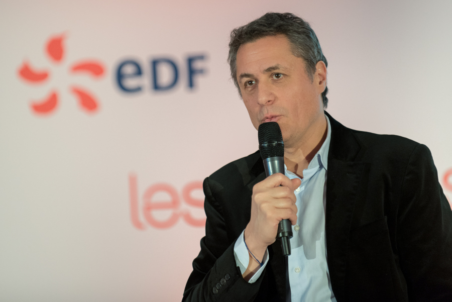 portrait d'un intervenant lors d'un séminaire de l'entreprise EDF