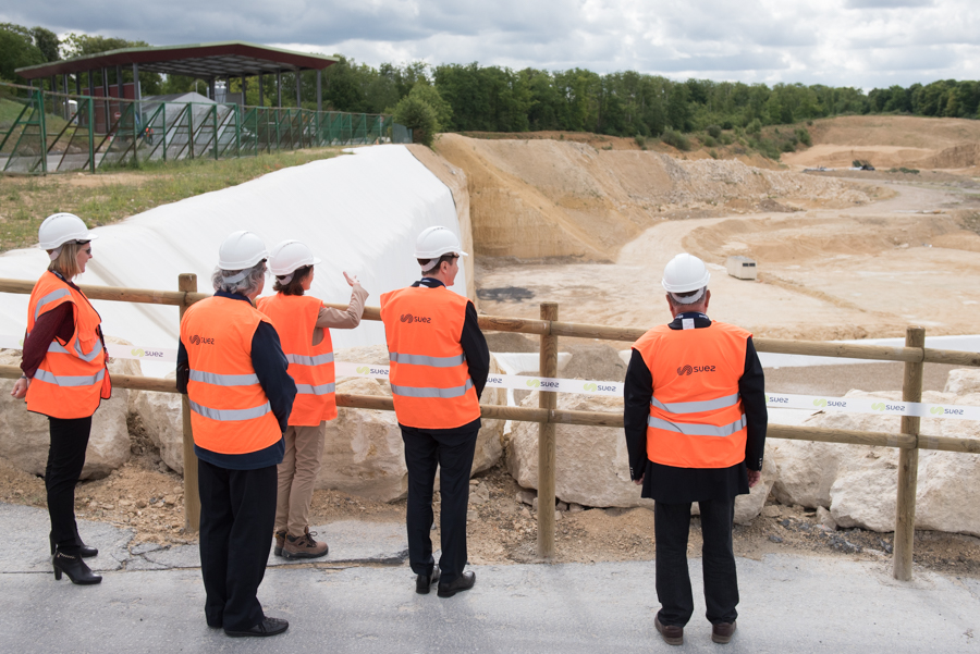 Suez : Inauguration de l’installation de production d’énergie renouvelable à Saint-Maximin