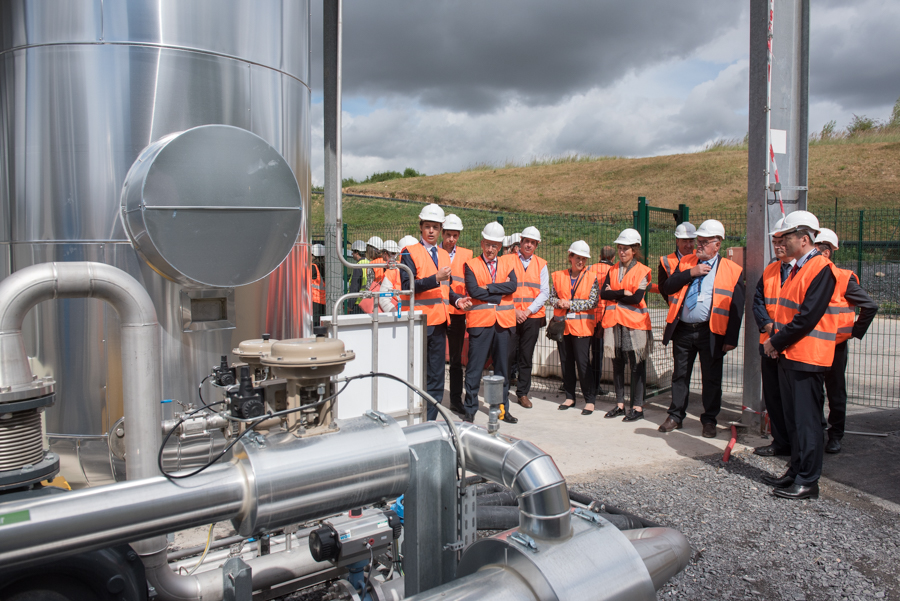 Suez : Inauguration de l’installation de production d’énergie renouvelable à Saint-Maximin