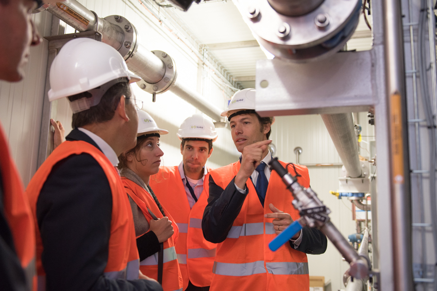 Suez : Inauguration de l’installation de production d’énergie renouvelable à Saint-Maximin