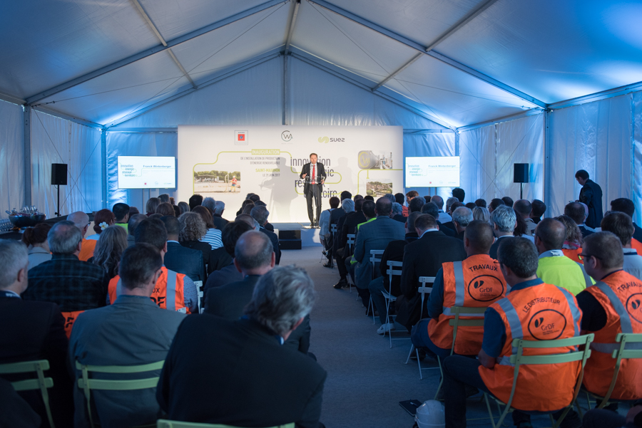 Suez : Inauguration de l’installation de production d’énergie renouvelable à Saint-Maximin