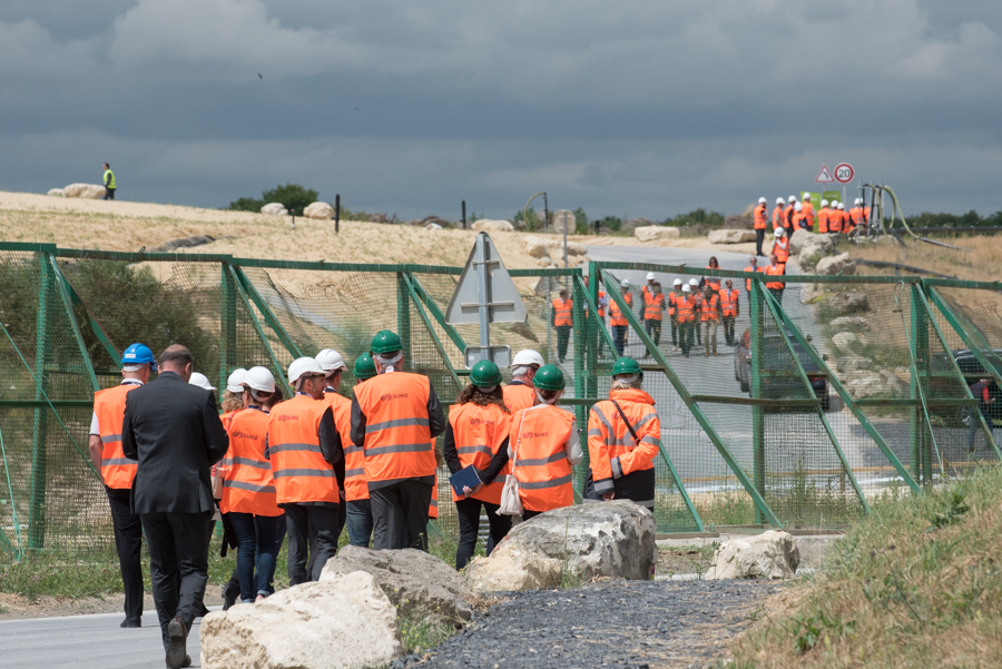 Suez : Inauguration de l’installation de production d’énergie renouvelable à Saint-Maximin