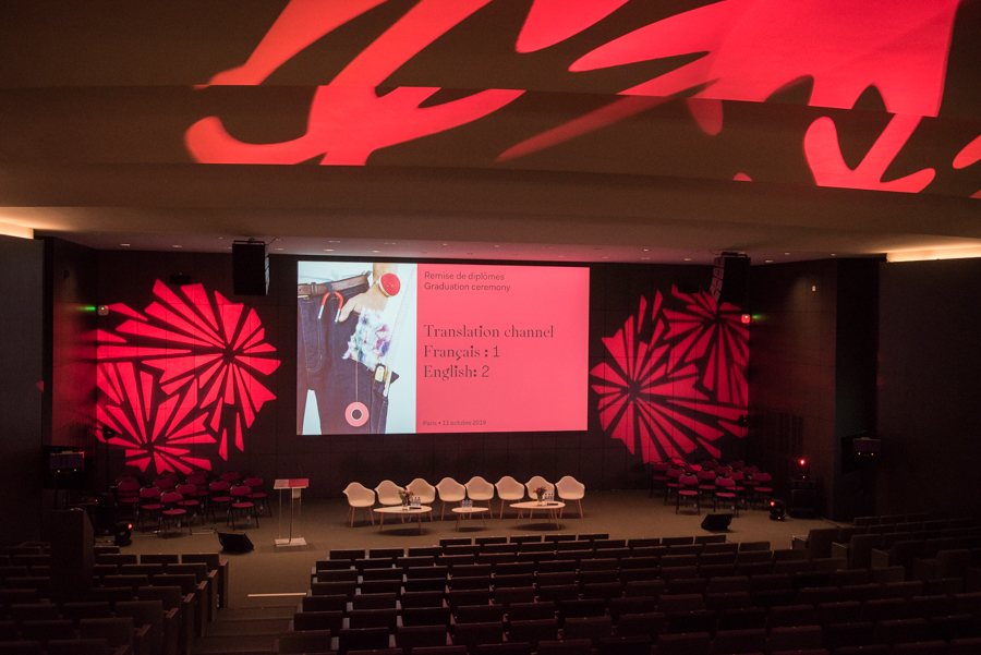 Institut Français de la Mode : remise de diplômes.